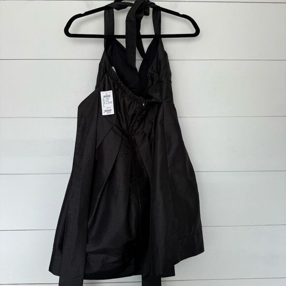 Charlotte Russe Women’s 9 Black Bow Mini Dress New - Picture 4 of 6